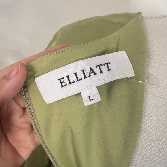 ELLIATT Revolve Kai Maxi Dress Women L Green Formal Wedding Guest Gown Timeless - Picture 12 of 16